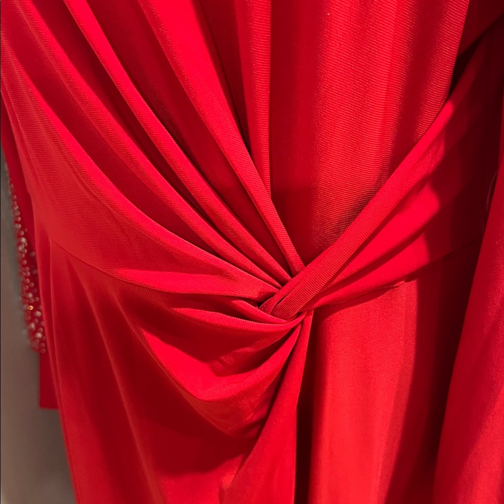 Perceptions Vibrant Red Dress - Picture 6 of 7